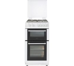 BELLING  FS50GDOL 50 cm Gas Cooker - White & Black